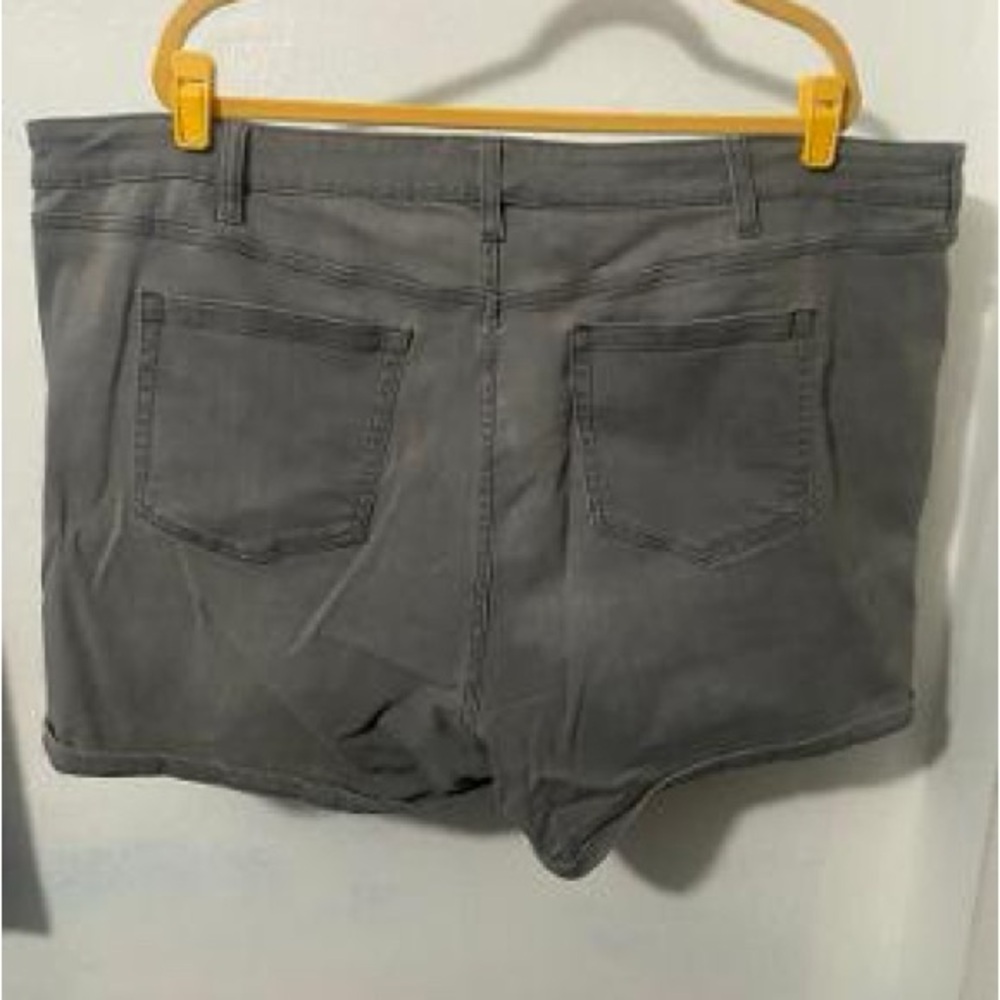 Torrid Gray Distressed Jean Shorts - Picture 2 of 5
